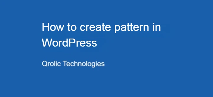 pattern-wordpress