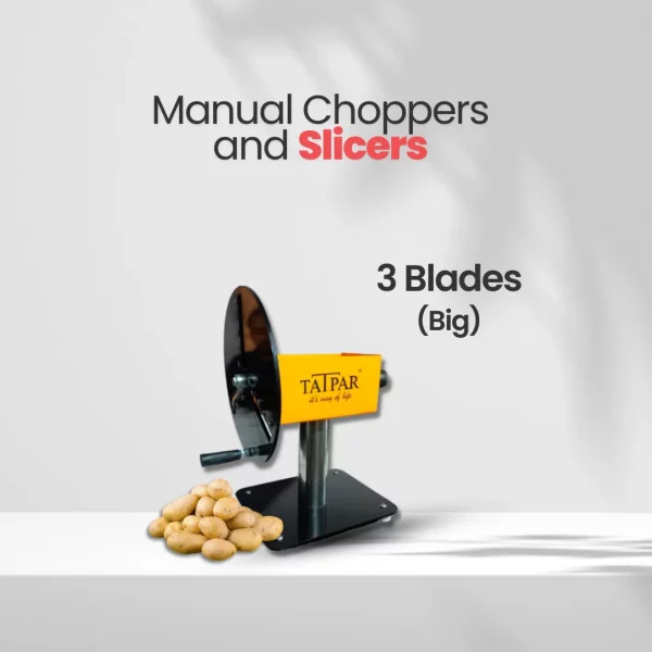 Manual Vegetable Chopper 3Blades (Big)